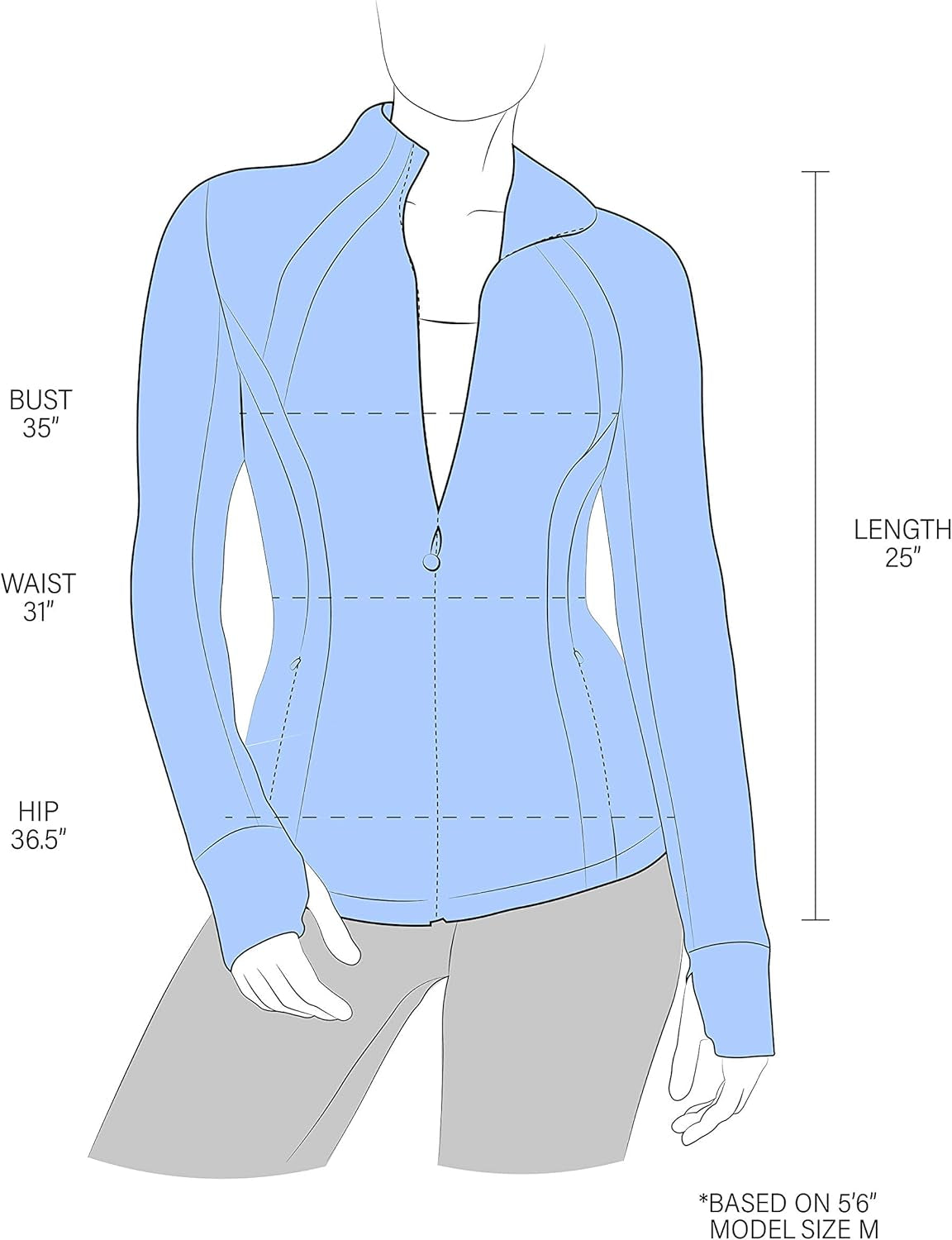 Full Zip Running Track Jacket Lightweight Athletic Slim Fit Jacket with Thumbholes