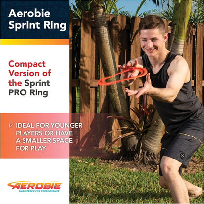 Sprint Ring Outdoor Flying Disc - 10 Inch, Orange