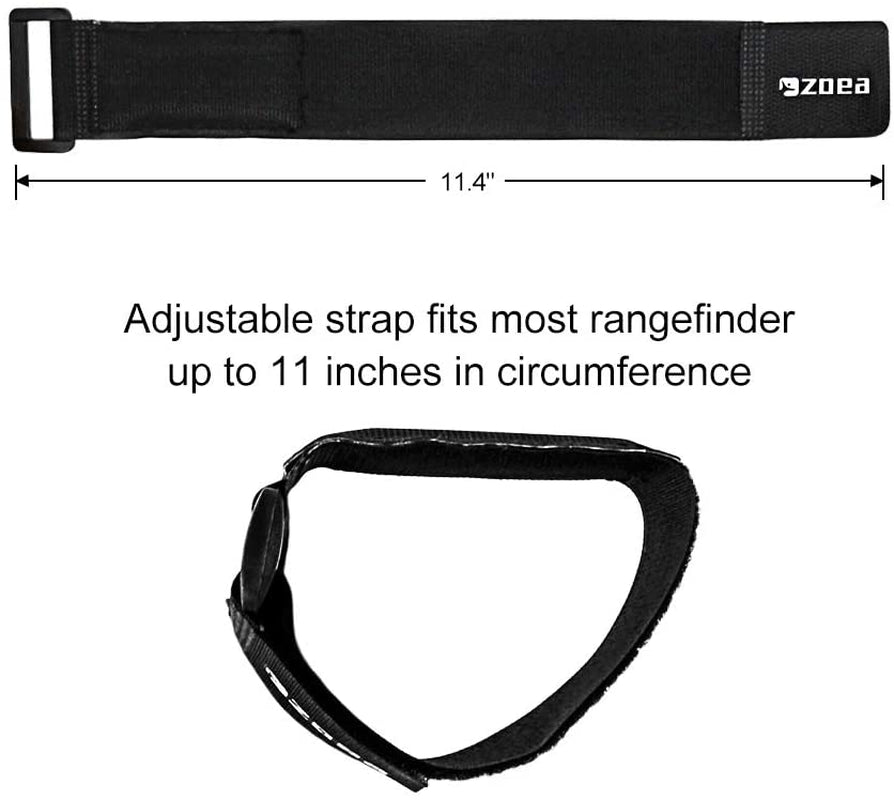 Magnetic Rangefinder Mount Strap for Golf Cart Railing, Adjustable Rangefinder Mount/Holder/Strap/Band with Strong Magnet Securely Attach to Most Rail/Bar/Frame of Golf Cart
