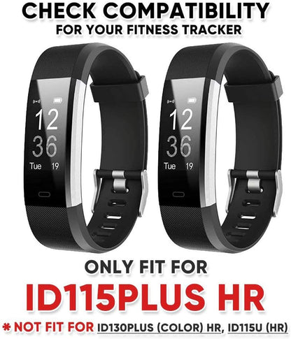 Replacement Bands for Veryfitpro ID115Plus HR Fitness Tracker Smart Watch