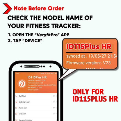 Replacement Bands for Veryfitpro ID115Plus HR Fitness Tracker Smart Watch