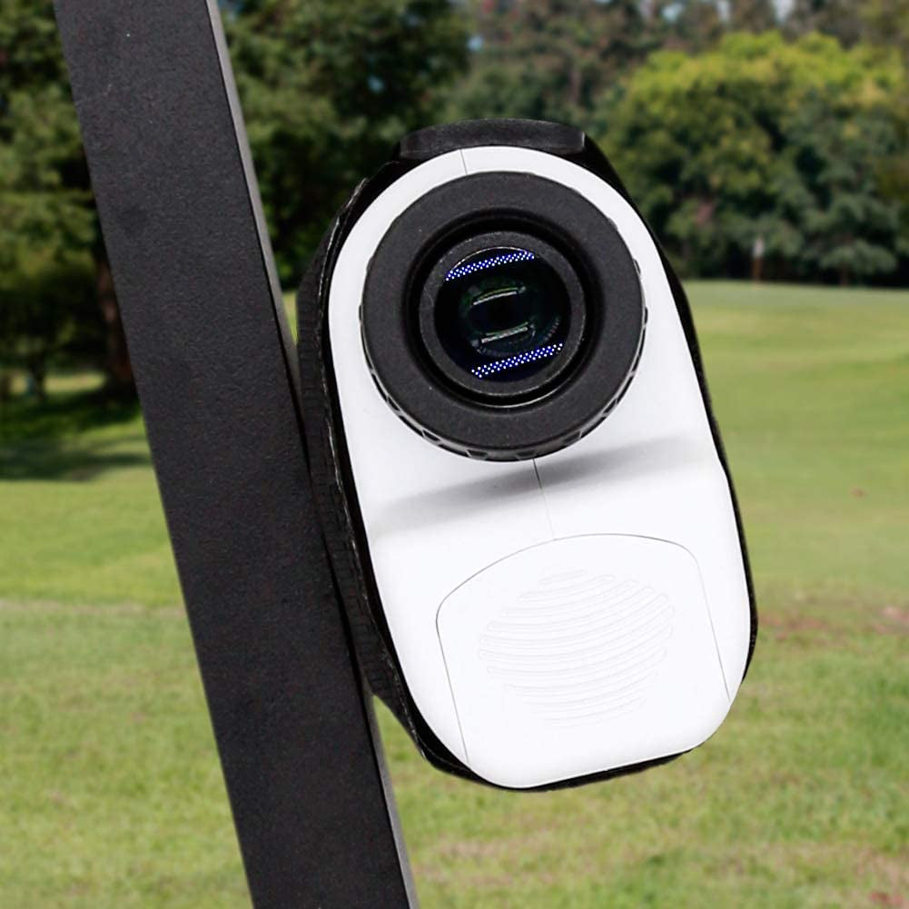 Magnetic Rangefinder Mount Strap for Golf Cart Railing, Adjustable Rangefinder Mount/Holder/Strap/Band with Strong Magnet Securely Attach to Most Rail/Bar/Frame of Golf Cart